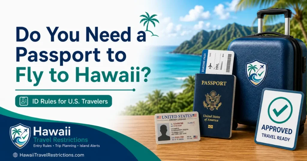 Do you need a passport to fly to Hawaii ID rules for U.S. travelers